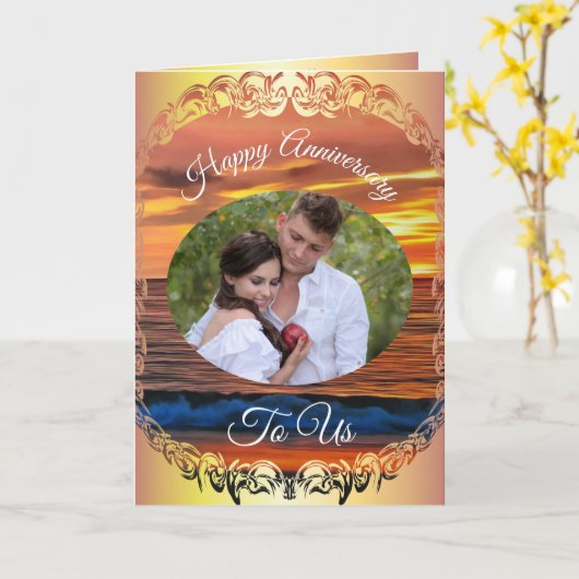 サンセット1577 カード (黄色い花)