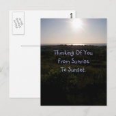 サンセット1 ポストカード (正面/裏面)