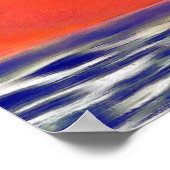 サンセット2443アートプリント ポスター (角)