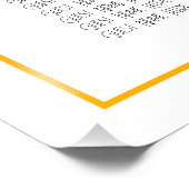 サンセット30レトロストライプの座席表1995 フォトプリント            (角)