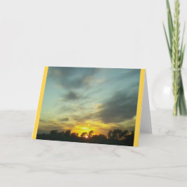 サンセット4グリーティングカード…携帯電話の写真2016 カード