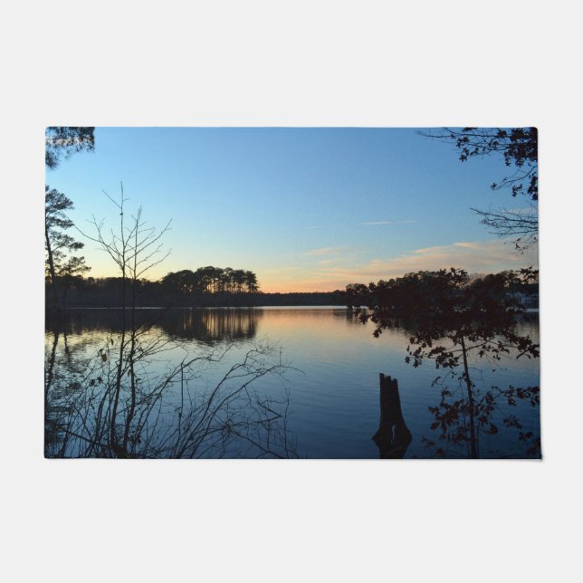 サンセット「ほぼ消えた」by Shirley Taylor ドアマット (正面)