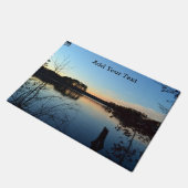 サンセット「ほぼ消えた」by Shirley Taylor ドアマット (アングル)