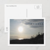 サンセット – アカディア国立公園 ポストカード (正面/裏面)