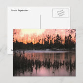 サンセット・インプレッションズ ポストカード (正面/裏面)