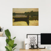 サンセット – ウィンスローホーマー ポスター (ホームオフィス)