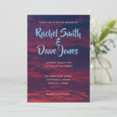 サンセット ウェディング インビテーション (スタンド正面)