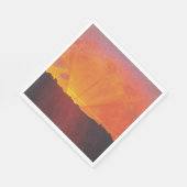 サンセット、オレンジスカイ(by Fellix Vallotton) スタンダードランチョンナプキン (角)