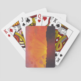 サンセット、オレンジスカイ(by Fellix Vallotton) トランプ