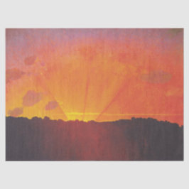 サンセット、オレンジスカイ(by Fellix Vallotton) 薄葉紙