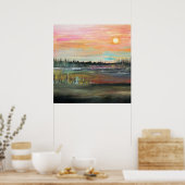 サンセット・オン・ザ・バイ ポスター (キッチン)