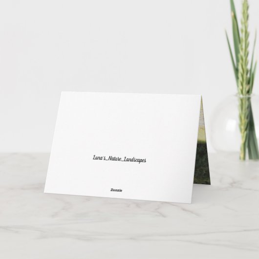 サンセット オーシャン クリスマス フェイス ワン フォト (裏面)