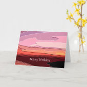 サンセット カード (黄色い花)