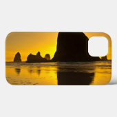 サンセット，キャノンビーチ，オレゴン，米国 Case-Mate iPhoneケース (裏面 (横))