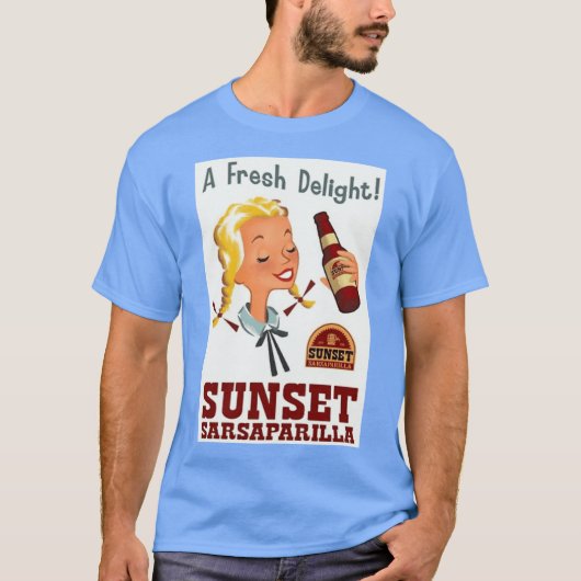 サンセット・サルサパリラのポスター Fallout 新鮮な喜び Tシャツ (正面)