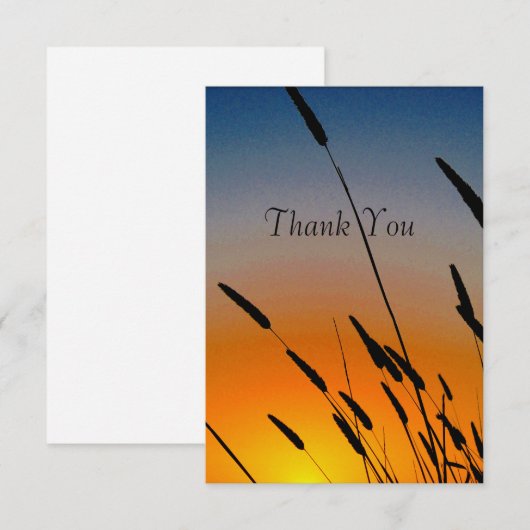 サンセット サンキューカード (正面/裏面)