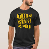 サンセット、サンフランシスコ地区 Tシャツ (正面)