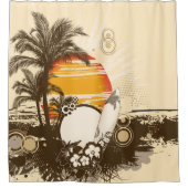 サンセット – シャワーカーテン (正面)