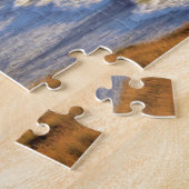 サンセット、シースタック、姉妹、オレゴン海岸 ジグソーパズル (側面)