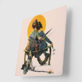 サンセット スクエア壁時計 (傾斜)