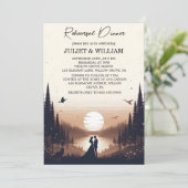 サンセット スターズ ムーン クラウド トワイライト リハーサル ディナー 招待状 (スタンド正面)