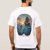 サンセット・セイレーン&シャドウ Tシャツ (裏面)
