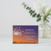 サンセット タンポポ 結婚式の披露宴 エンクロージャーカード (スタンド正面)