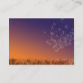 サンセット タンポポ 結婚式の披露宴 エンクロージャーカード (裏面)