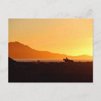 サンセット，チテン，チリ ポストカード