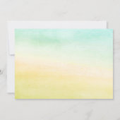 サンセット パームツリー セーブ・ザ・デートのお知らせ セーブザデート (裏面)