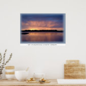 サンセット – フォートジョージアイランドクロッシング ポスター (キッチン)