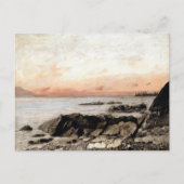 サンセット，ベビー，スイス – Gustave Courbet ポストカード (正面)