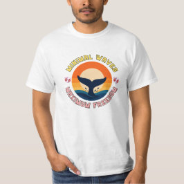 サンセット・ホエールテール・セレニティ Tシャツ