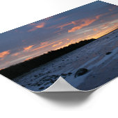 サンセット – ミシガン州トラバースシティ ポスター (角)