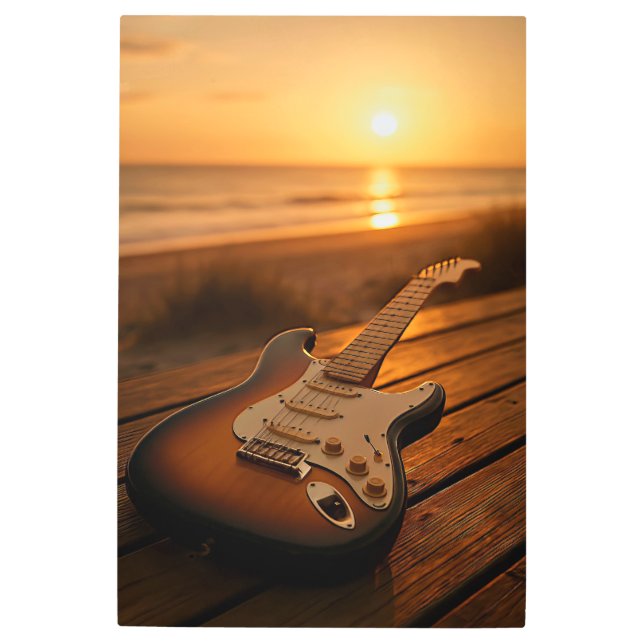 サンセット・メロディ メタルプリント (正面)