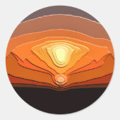 サンセット ラウンドシール (正面)