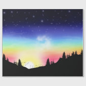 サンセット ラッピングペーパー (フラット)