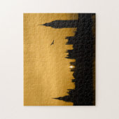 サンセット – ロンドン – ビッグベン – 11x14 - 252個。 ジグソーパズル (縦)