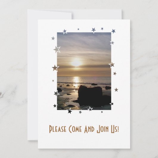 サンセット 招待状 (正面)