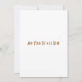 サンセット 招待状 (裏面)