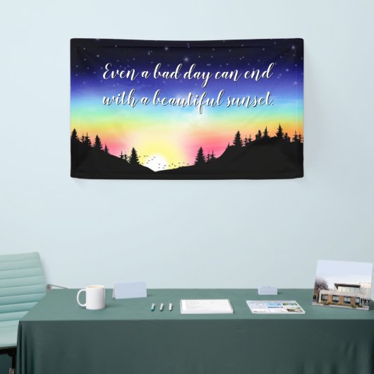 サンセット 横断幕 (トレードショー)
