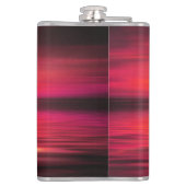 サンセット、海、セーリングボート フラスク (裏面)