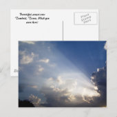 サンセット、著作権：Deidre Kelley 2008 ポストカード (正面/裏面)