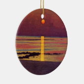 サンセット(by Fellix Vallotton) セラミックオーナメント (右)