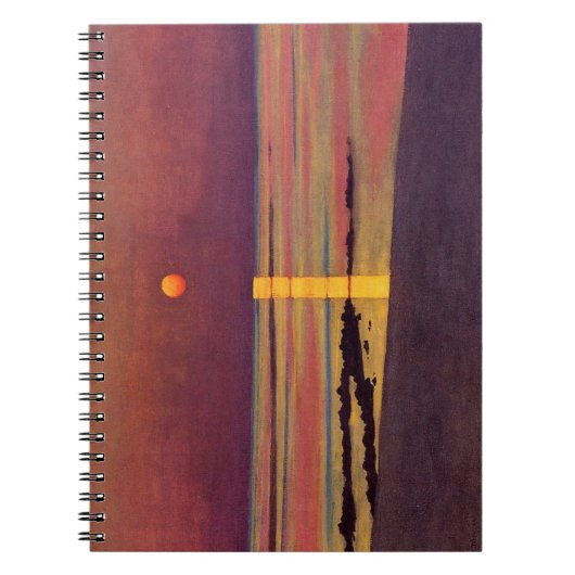 サンセット(by Fellix Vallotton) ノートブック (正面)