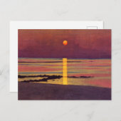 サンセット(by Fellix Vallotton) ポストカード (正面/裏面)