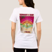 サンセット+SUP=至福のTシャツ トライブレンドTシャツ (裏面)