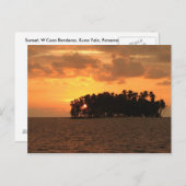 サンセット, Wココバンデロス,クナヤラ,パナマ ポストカード (正面/裏面)