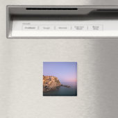 サンセットCinque Terreのマナローラ村 マグネット (インサイチュ (食洗機))