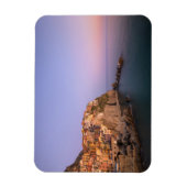 サンセットCinque Terreのマナローラ村 マグネット (縦)